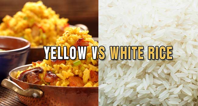 Uses of Yellow vs. White Rice