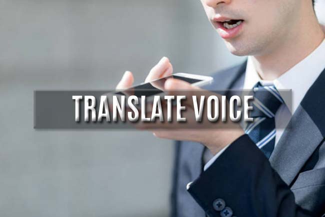 translate your voice